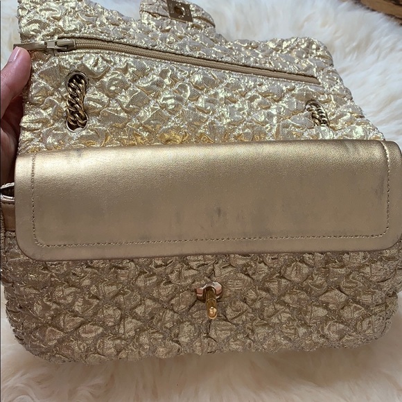 Authentic Chanel gold double flap bag - Picture 7 of 16